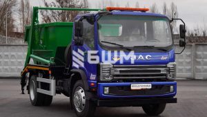 СБМ-401/3 сміттєвоз з портальним завантаженням на шасі JAC N120
