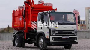 СБМ 401-2 Сміттєвоз з боковим завантаженням на базі JAC N120