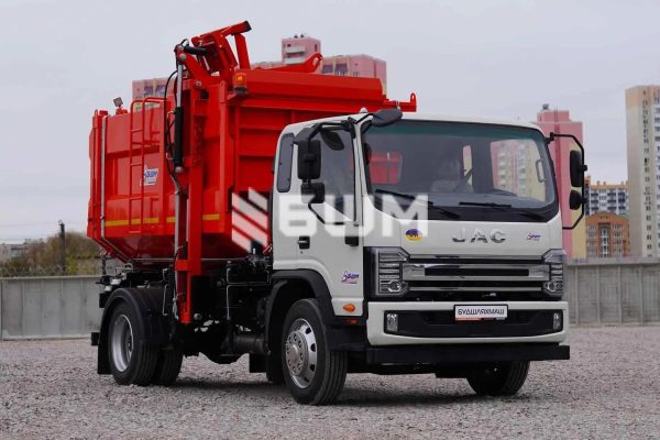 СБМ 401-2 Сміттєвоз з боковим завантаженням на базі JAC N120