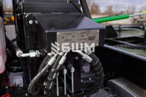 СБМ-401/3 сміттєвоз з портальним завантаженням на шасі JAC N120