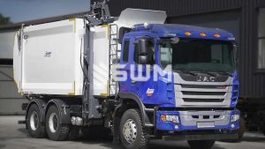 СБМ 402-2 Сміттєвоз з боковим завантаженням на базі JAC N350