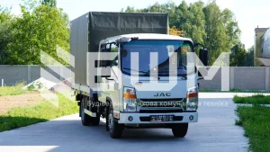 Бортовий автомобіль JAC N56DC + тент