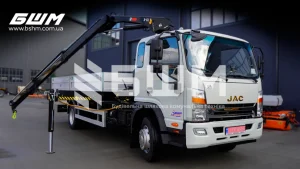 Бортовий автомобіль JAC N120 з КМУ HIAB X-CL 8