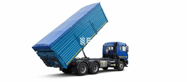 Зерновоз з тристороннім розвантаженням JAC N350